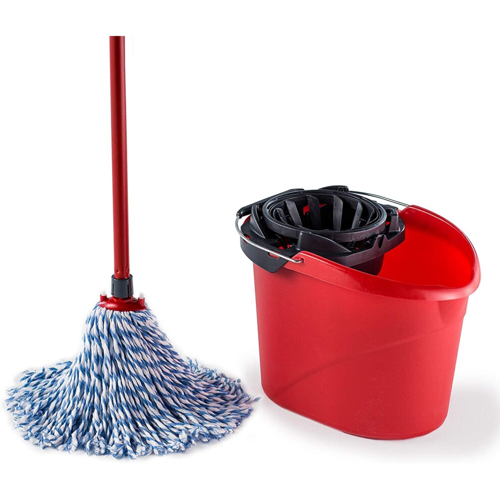 Vileda SuperMocio Microfibre and Cotton Mop and Bucket Set