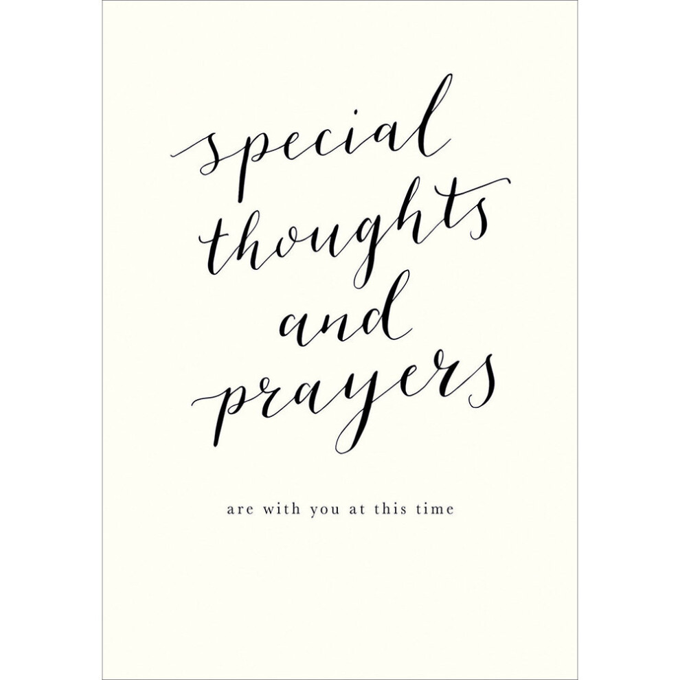 Special Thoughts And Prayers Sympathy Greeting Card Woodmansterne Cards