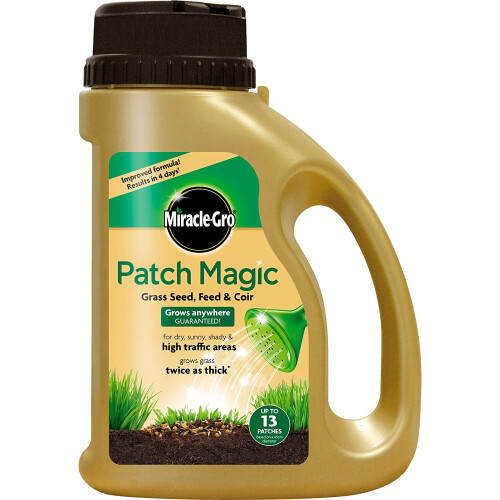 Miracle-Gro Miracle 119405 -Gro Patch Magic Grass Seed, Feed and Coir 1015g