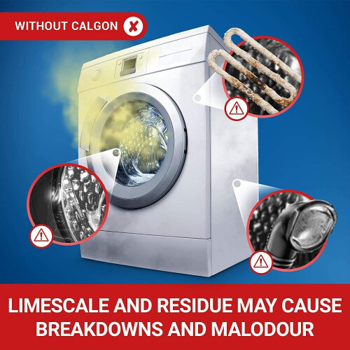 Calgon Calgon 3-in-1 Washing Machine Water Softener Tablets, 75 Tabs 1