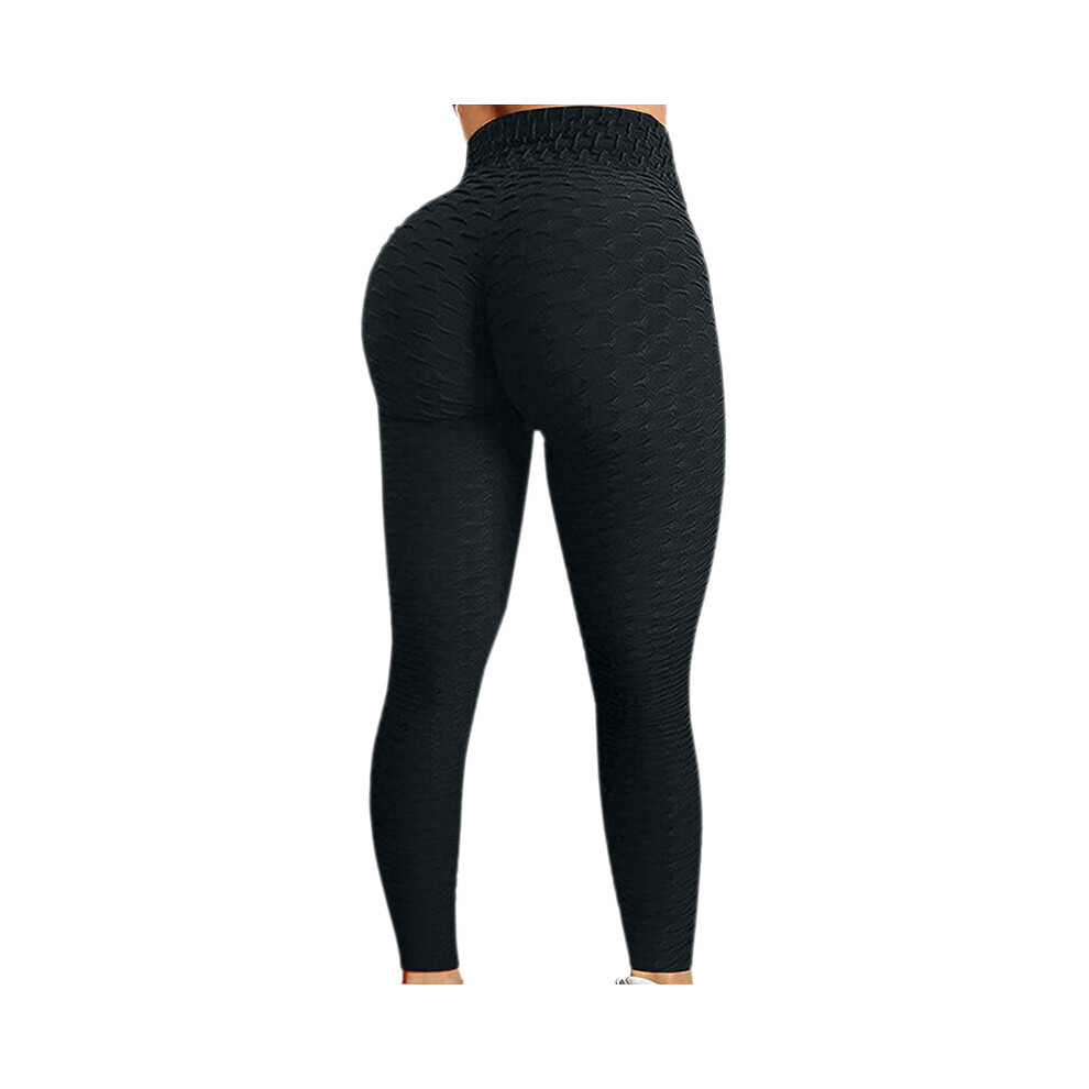 (Black, S) Women's Anti-Cellulite Leg Lift High Waist Yoga Pants