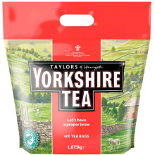 Yorkshire Tea Bags 1.875 kg (600 bags) - Ethically Sourced, Rich Classic Brew
