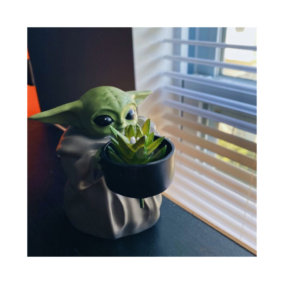 Baby Yoda Flowerpot Succulents Bonsai Plant Decor