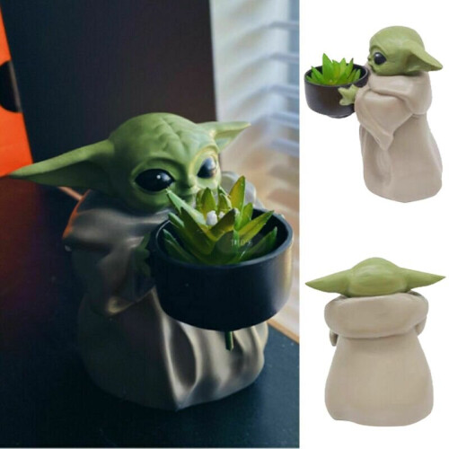 Μωρό Yoda Γλάστρα με λουλούδια Παχύφυτα Bonsai Διακόσμηση φυτών 2