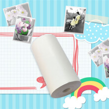 (Papel térmico (3 rollos)) Cámara digital para niños | Regalo DIY para fotos