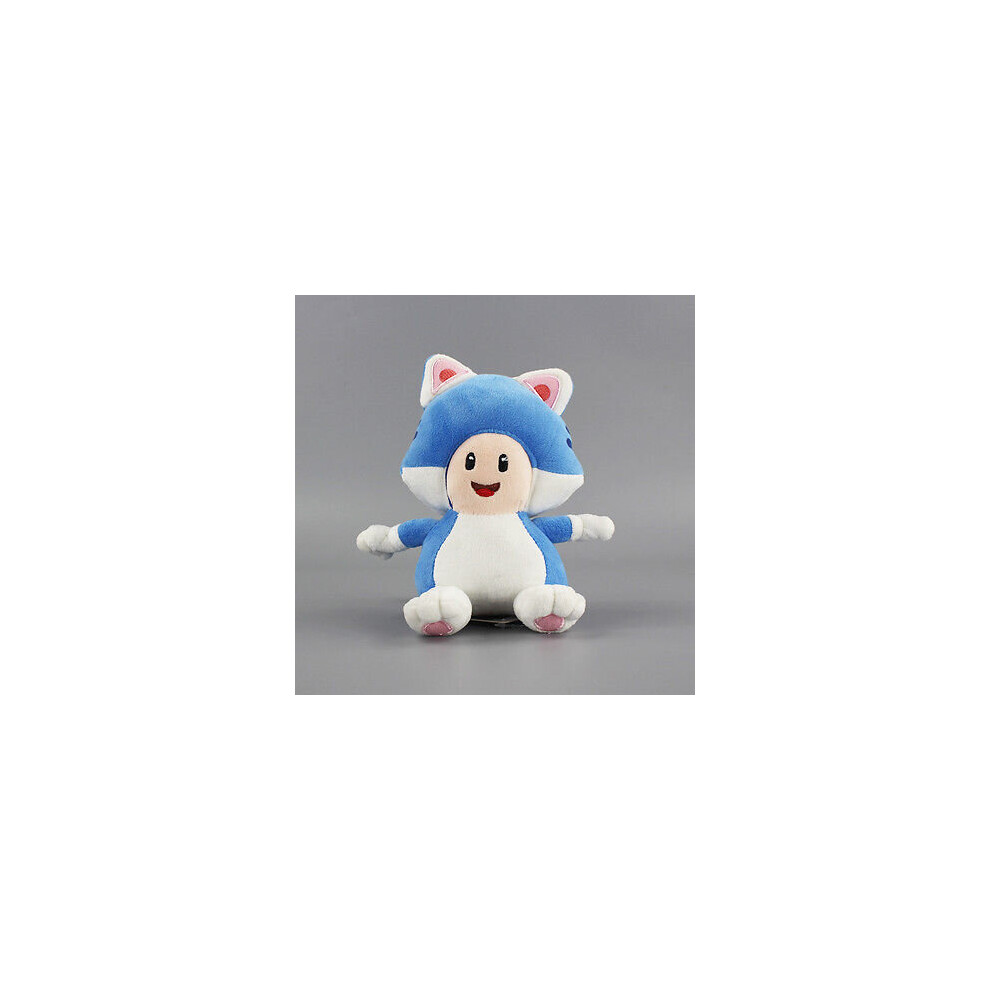 (Cat Mushroom-18cm) Super Mario Princess Cat 9" Plush Doll Soft Toy-image-OPC-P7DQZG2-NEW