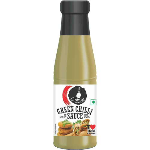 (Pack of 3) Chings Green Chilli Sauce 190g 1