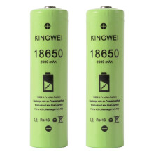 2X 18650 2600mAh power battery 3.7v rechargeable Li-on battery