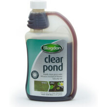 Blagdon Clear Pond, Clears Dirty Green/Brown Water Quickly, Natural, Safe, 1L, Treats 20,000 Litres of Water