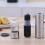 2X Electric Salt Pepper Mills Grinder Set Shaker Adjustable Coarseness 7