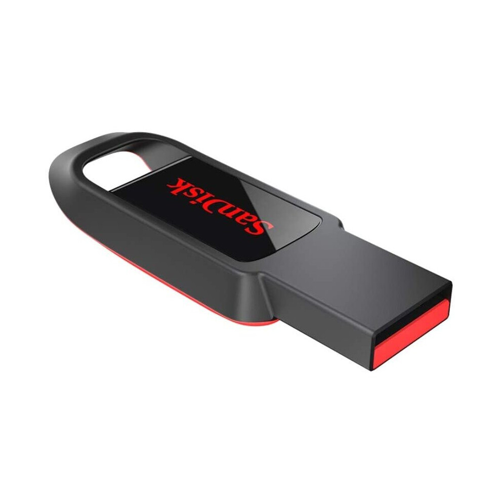 (128GB) SanDisk SDCZ61-016G-G35 16 GB USB 2.0 Cruzer Spark Flash Drive, Black