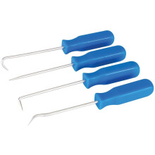 Silverline 427723 Pick and Hook 140 mm - Set of 4