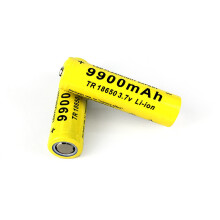 2X 18650 9900mAh power battery 3.7v rechargeable Li-on battery