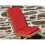 (Red) Classic Garden Seat Pad & Back Cushion 2
