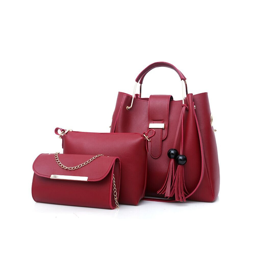 (Red) Women Handbags Large Capacity Casual Tote Bag