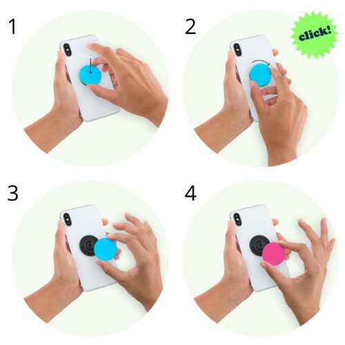 PopSockets Swappable Expandable Stand & Grip Mount - Carbonite Weave 1