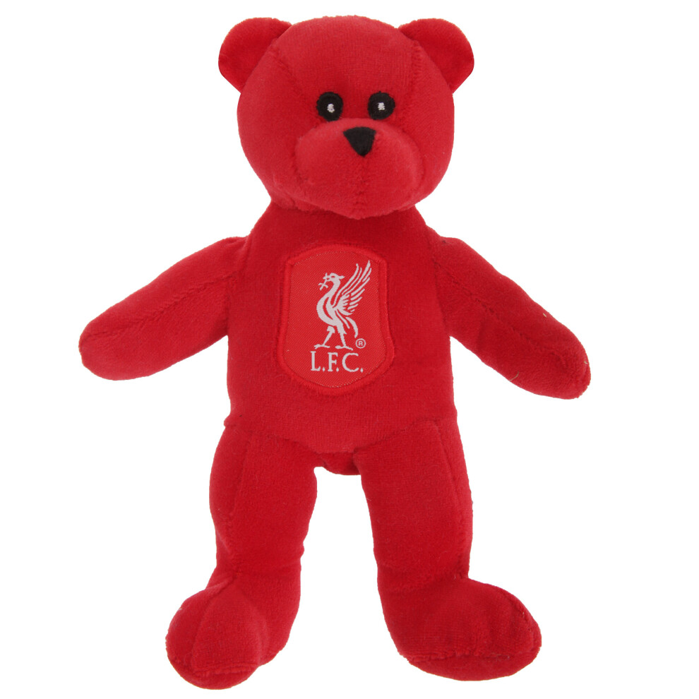 Liverpool Fc Official Crest Mini Teddy Bear – 8-Inch Plush (Licensed Liverpool Fc)