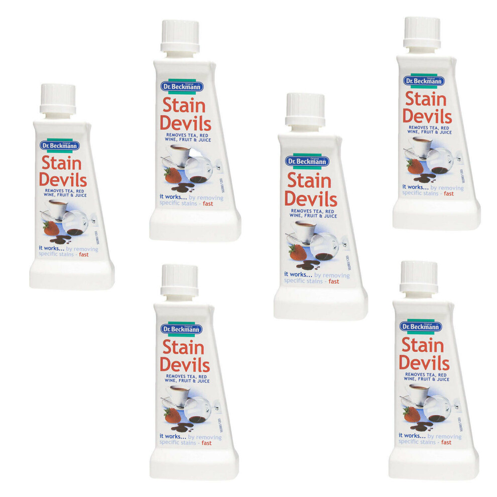 6 x Dr Beckmann Stain Devils for Tea Red Wine & Fruit Juice 50ml