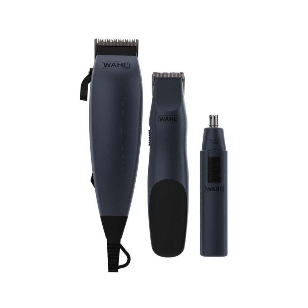 Wahl 3-in-1 Hair Clippers, Nose Trimmer and Stubble Trimmer with Storage Case