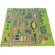 (32 Mats - 128 SQ FT) Abaseen Kids Soft Jigsaw Puzzle Interlocking Mats