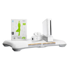 Nintendo Wii Console + Wii Fit Balance Board & Game - Refurbished