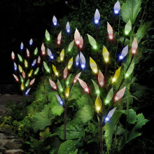 3pk 60 LED Solar Powered Branch Lights Multi Coloured G-0151
