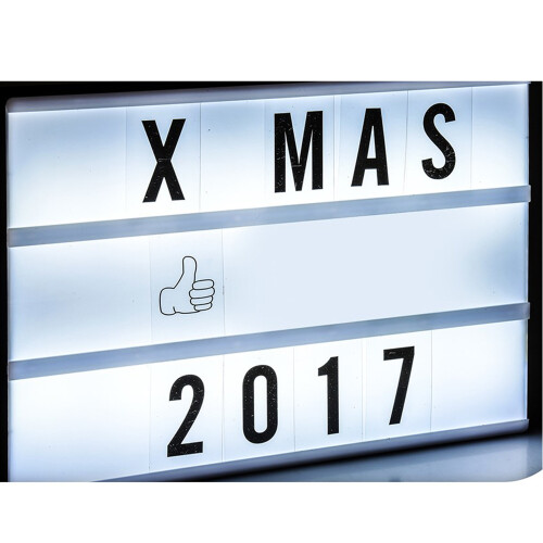 (A3 Single Colour) A3/A4 LED Light Up Message Board Display Sign