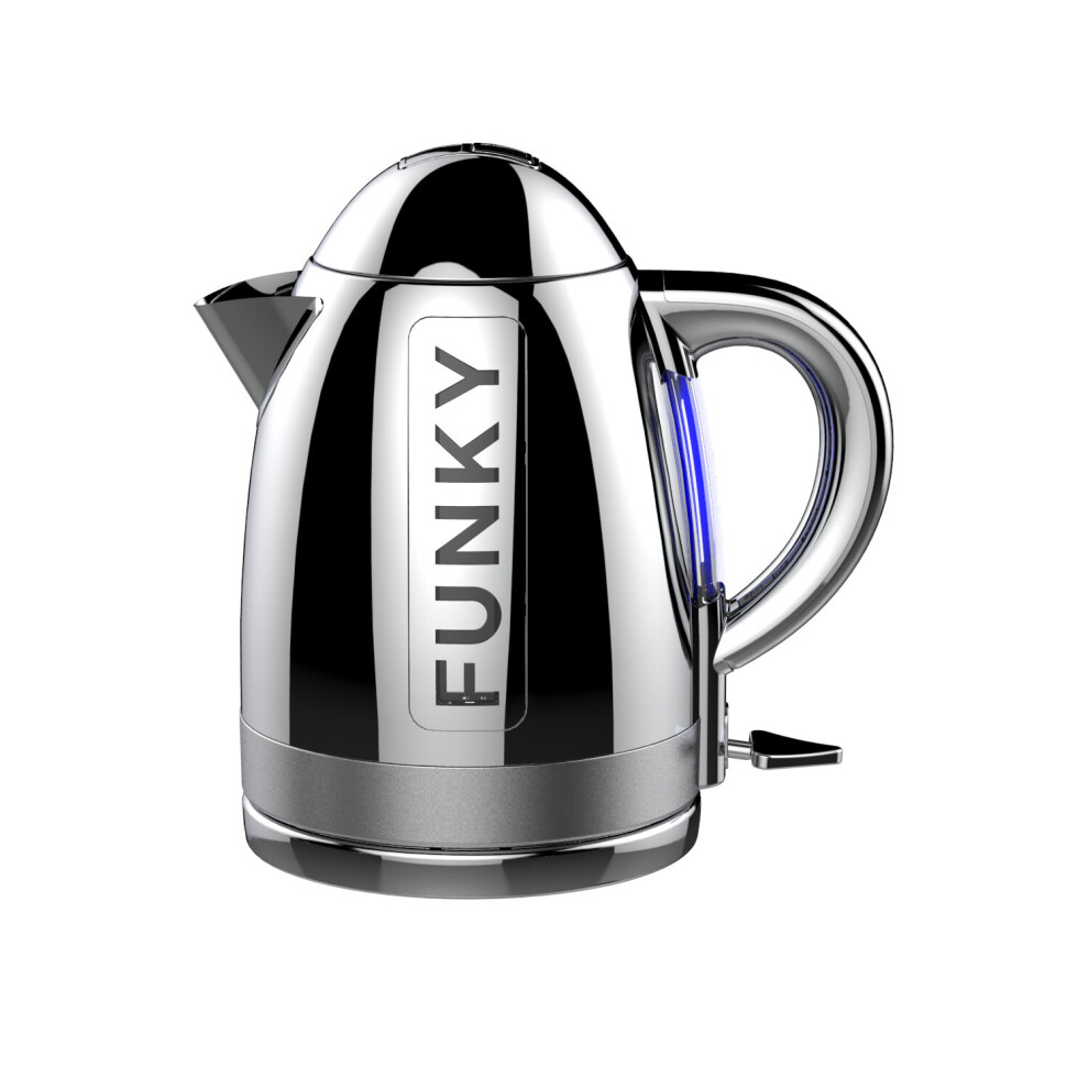 Chrome Funky Kettle