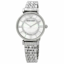 Emporio Armani Ladies Watch - Mother Of Pearl Dial - Stainless Steel AR1908