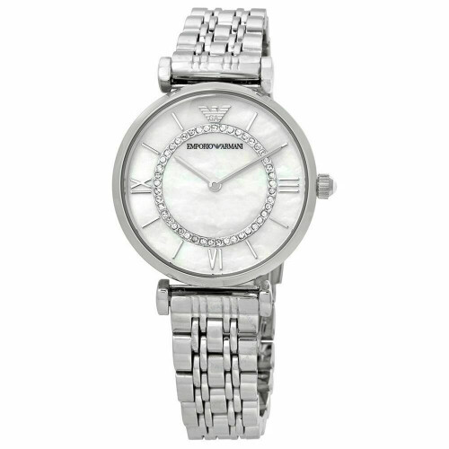 Armani Emporio Armani Dameur - Perlemorsskive - Rustfrit stål AR1908