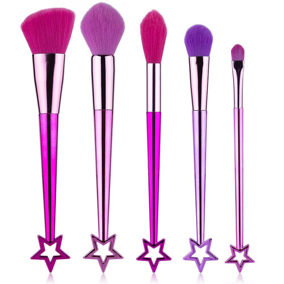 5 PCs Makeup Brush Stars  Makeup Brush Set