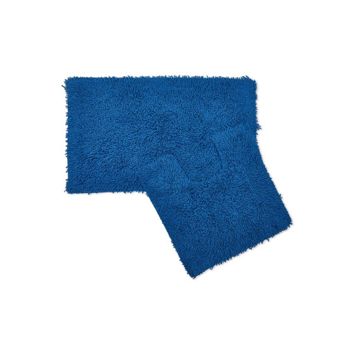 2 Piece Bathroom Set Tumble Twist Navy Bath Mats
