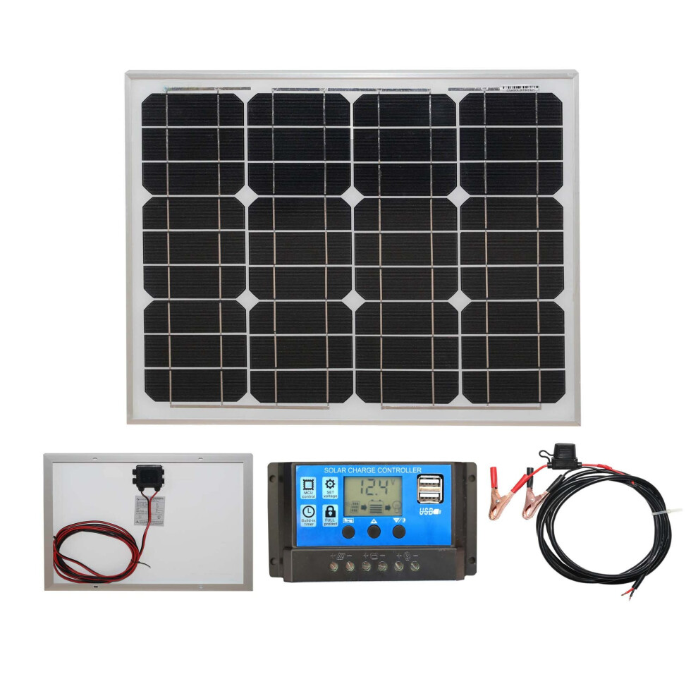 Mono 30W Solar Panel Kit 1