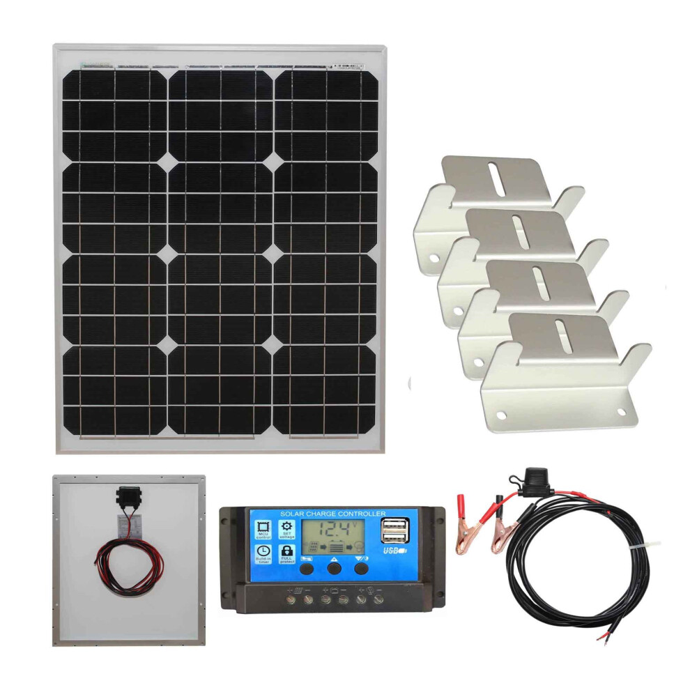 Mono 40W Solar Panel Kit 2 708747938166