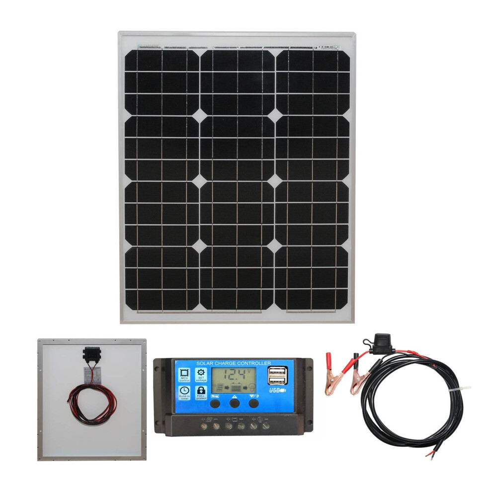 Mono 40W Solar Panel Kit 1