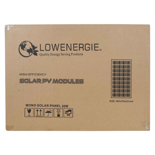 Lowenergie Mono 20W Solar Panel Kit 2 2