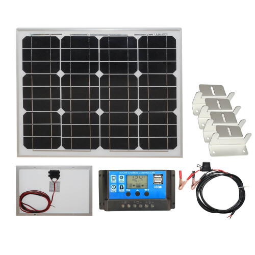 Lowenergie Mono 30W Solar Panel Kit 2