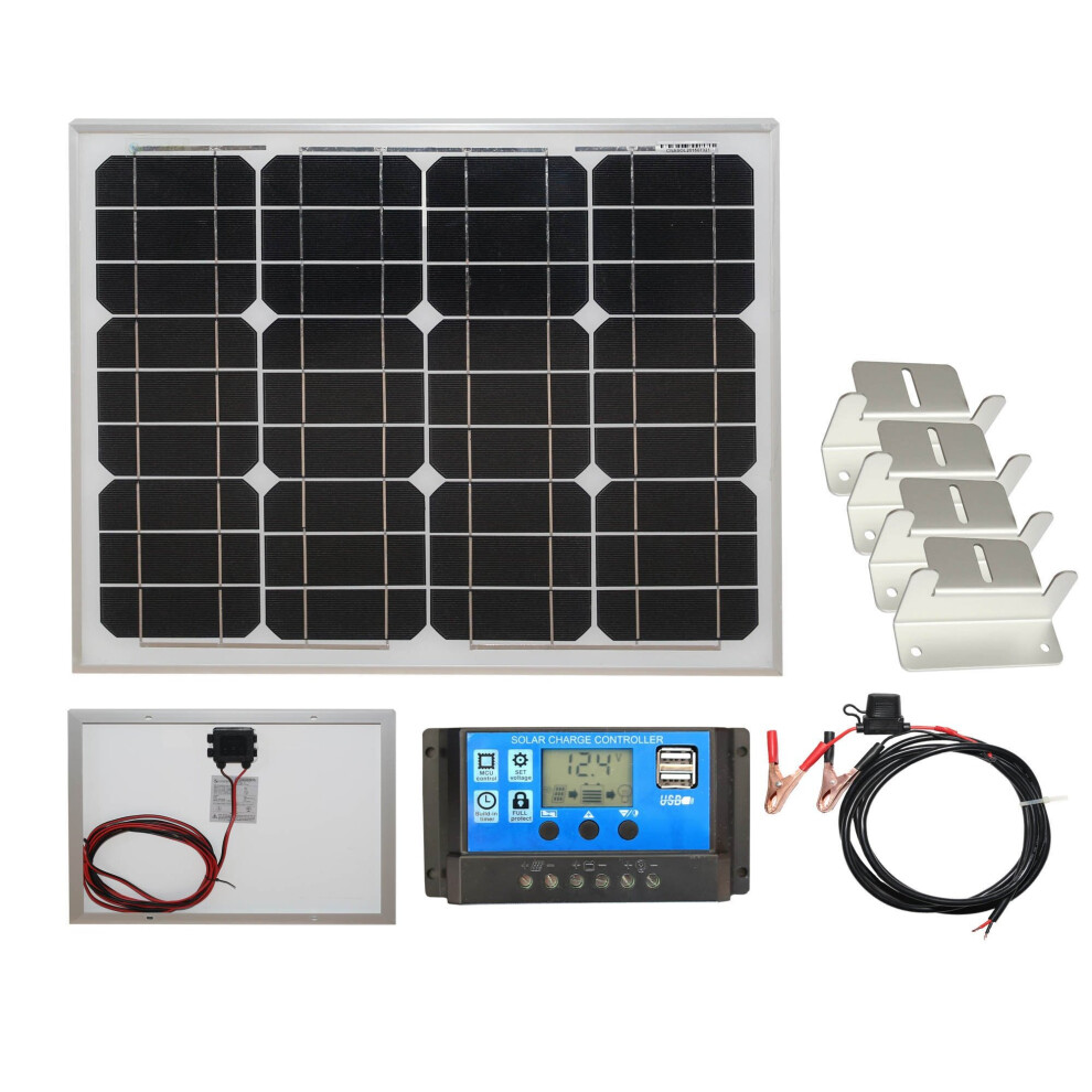 Lowenergie Mono 30W Solar Panel Kit 2