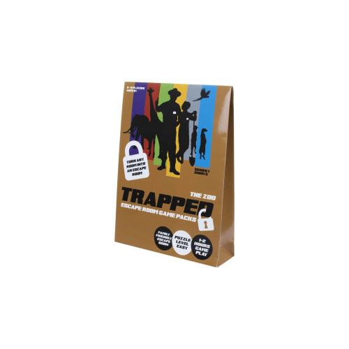 Golden Bear Trapped Escape Room Game Packs The Zoo
