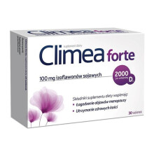 Climea Forte D3-2000 dla Kobiet Menopauza Women Menopause Calcium Vitamin 30 tab