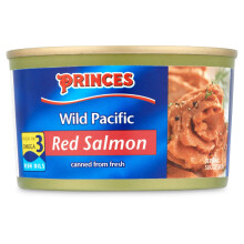 Princes Wild Pacific Red Salmon - 6x213g