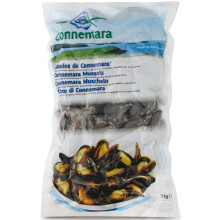 Connemara Frozen Whole Mussels - 5x1kg