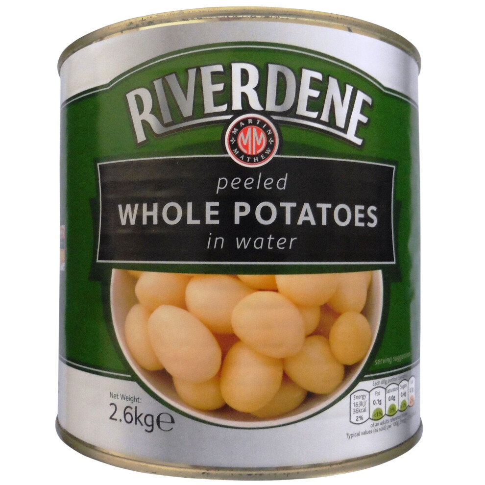 Riverdene Peeled New Potatoes In Water - 1X2.6kg