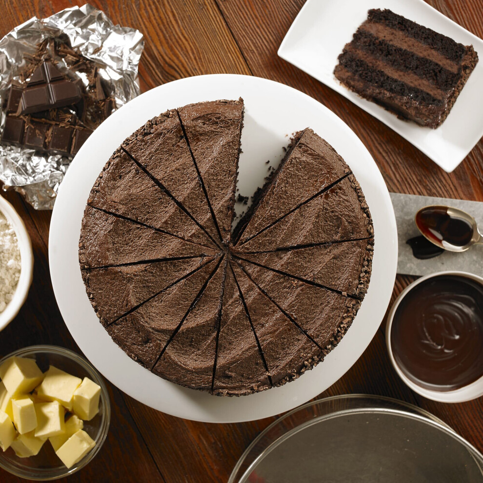 The Handmade Cake Company Handmade Cake Frozen Vegan Belgian Chocolate Fudge Cake - 1X14ptn