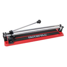 Faithfull Tile Cutter 300mm (8105C) - Dual Rail, Push-Action, Tungsten Carbide Wheel, 210mm Diagonal, 10mm Thick