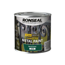 Ronseal Vernice diretta al metallo Verde rurale satinato 250ml 39186