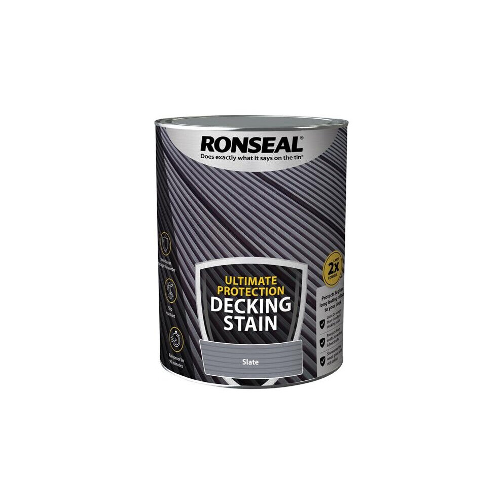 Ronseal Ultimate Protection Decking Stain Slate 5 litre 39123