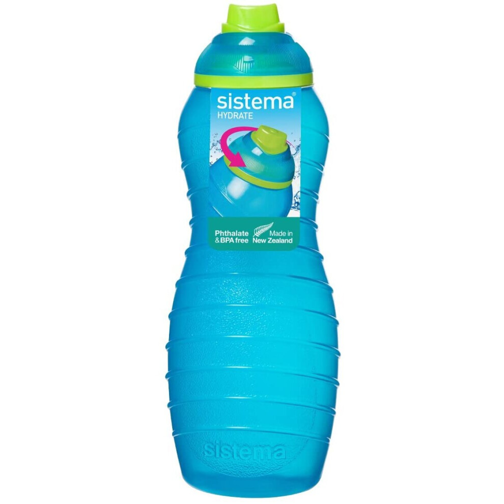 Sistema Davina BPA Free Water Bottle, Assorted Colours, 700 ml