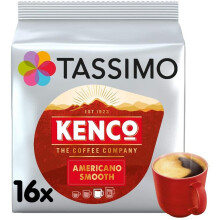 Tassimo Kenco Americano Smooth Coffee Pods (Pack of 5, Total 80 Coffee Capsules)