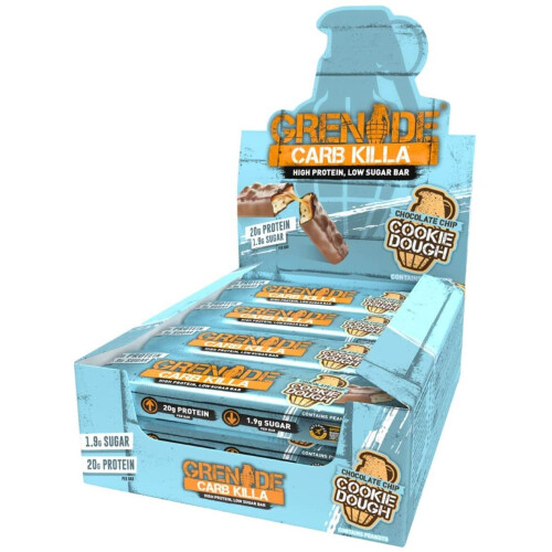 Grenade Carb Killa High Protein and Low Carb Bar, 12 x 60 g Chocolate